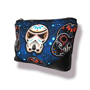 Blue Sugar Skulls Little Comfort Pouch