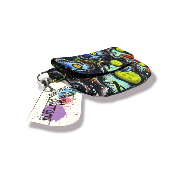 Bad Drip Minimalist Pouch with Key Ring
