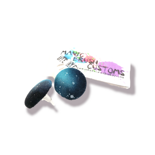 Blue Galaxy Earrings