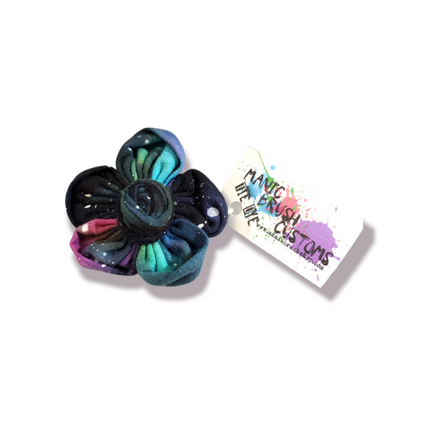 Galaxy Flower Hair Clip