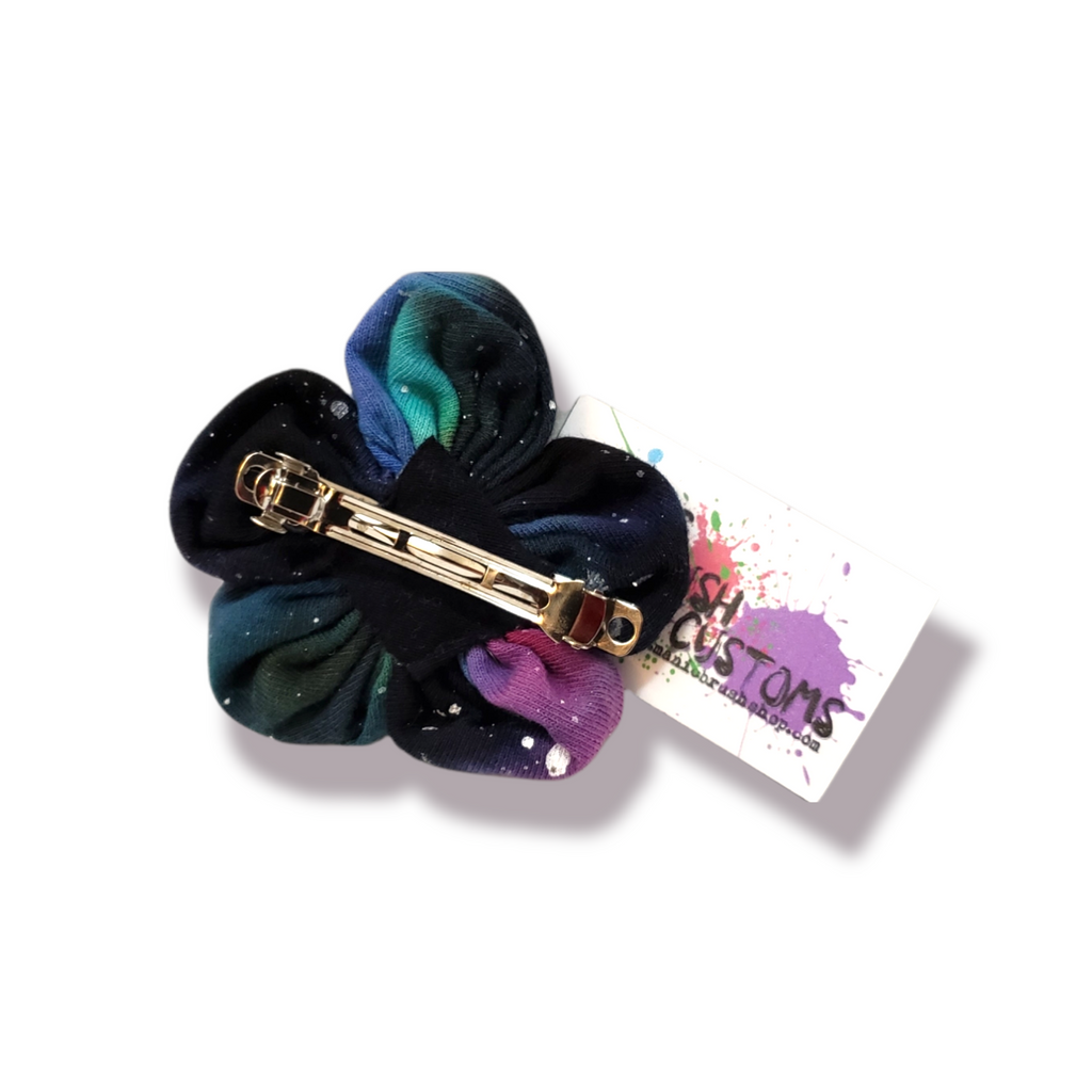 Galaxy Flower Hair Clip