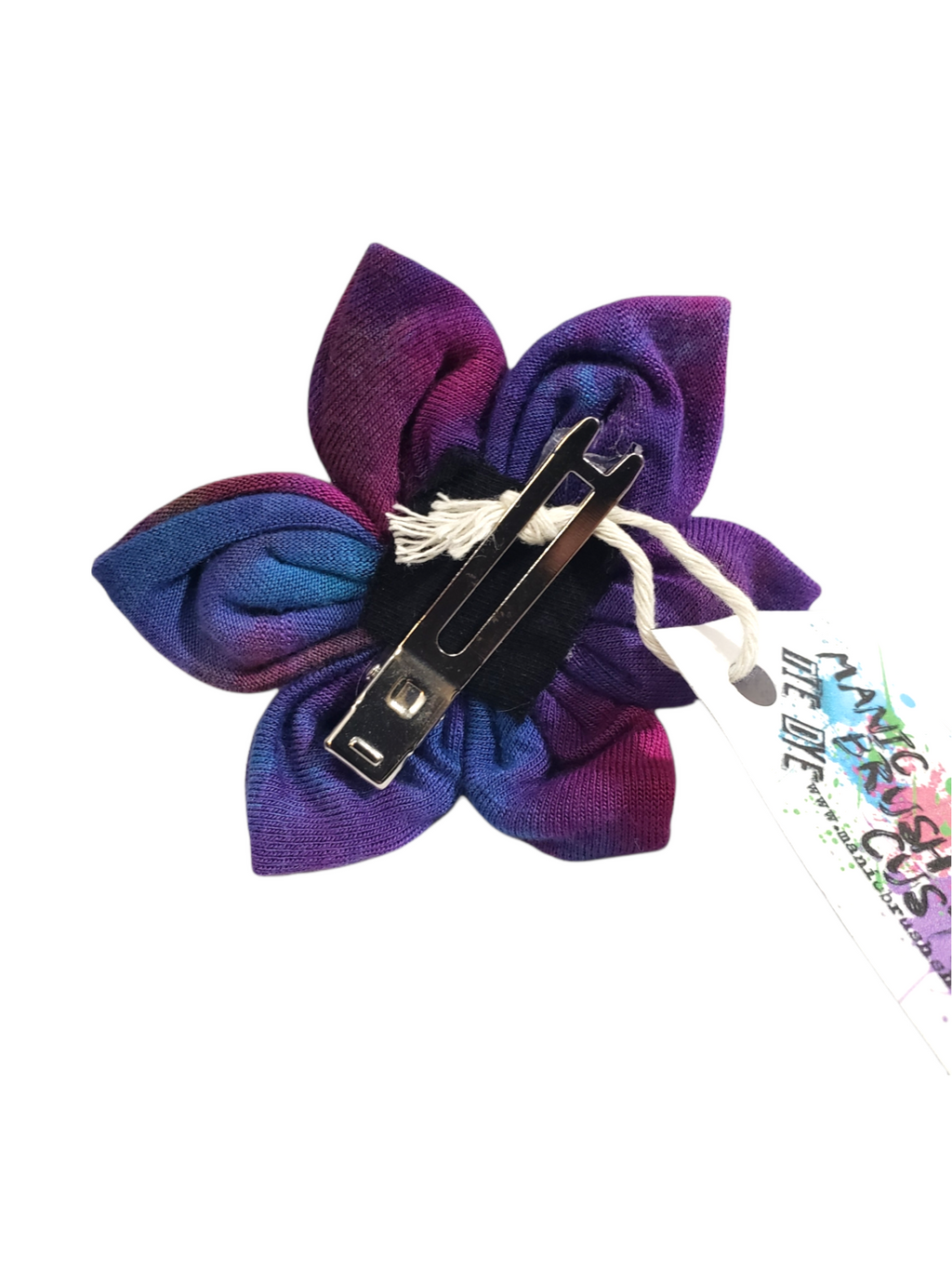 Tie Dye Flower Hair Clip