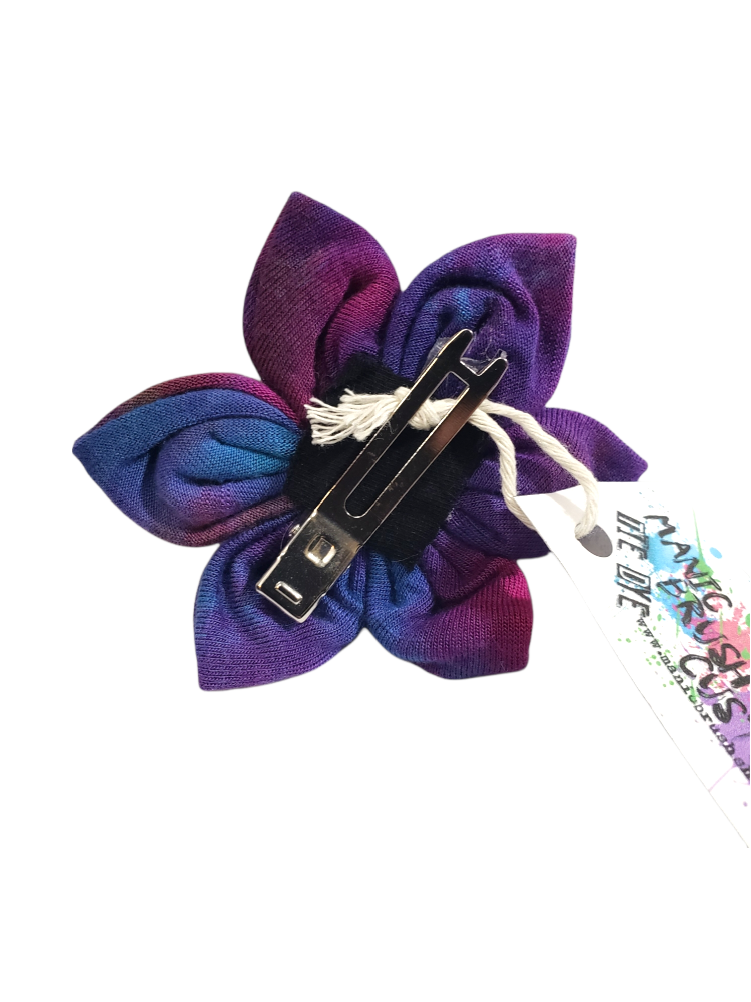 Tie Dye Flower Hair Clip