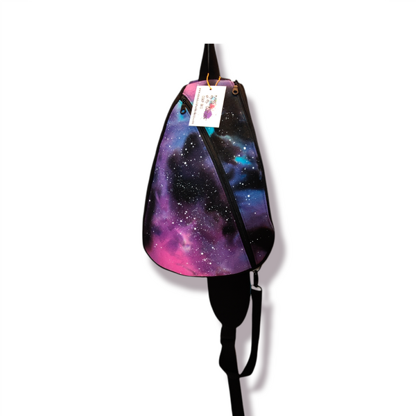 Classic Galaxy Canvas Park Sling Backpack Manic Brush Customs