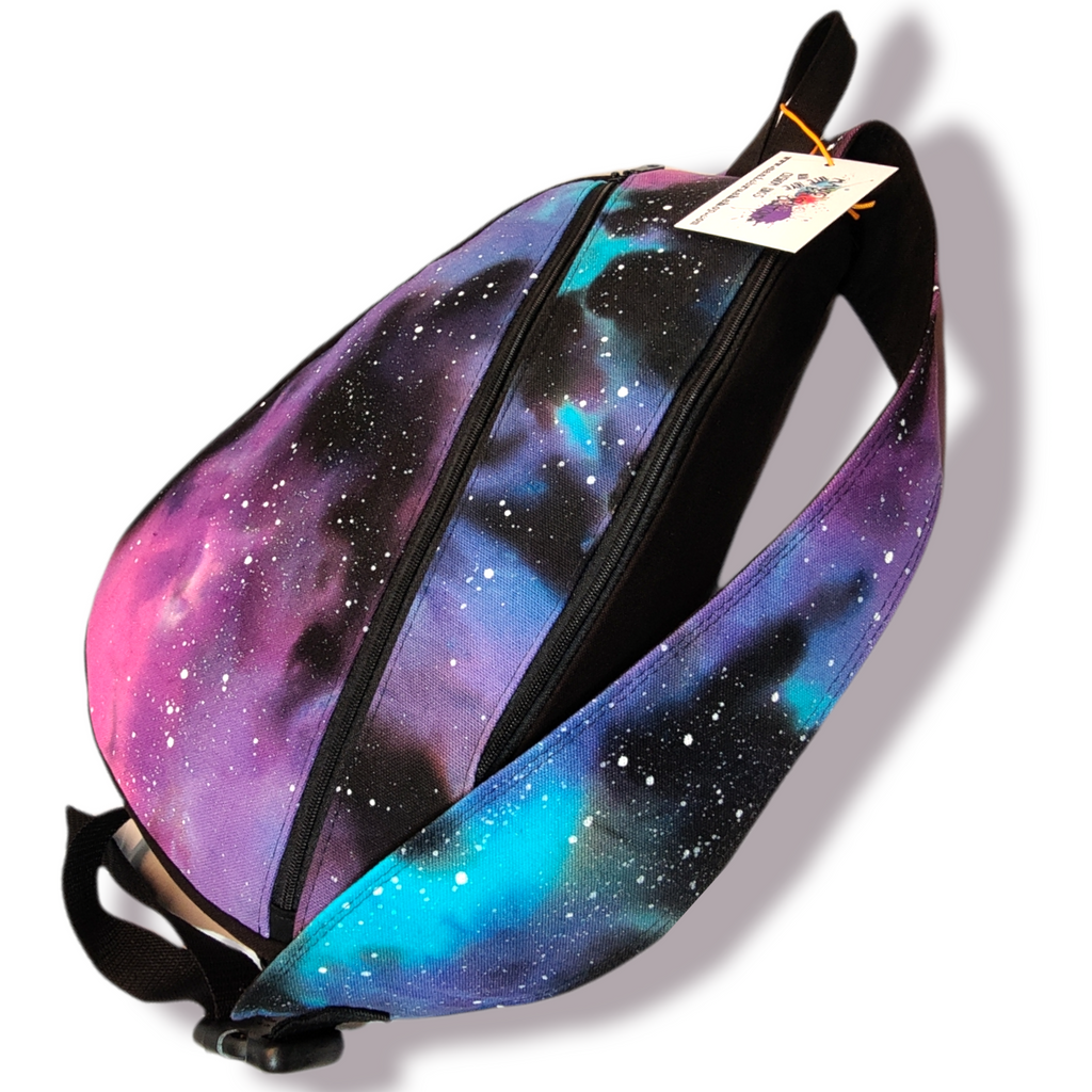 Classic Galaxy Canvas Park Sling Backpack