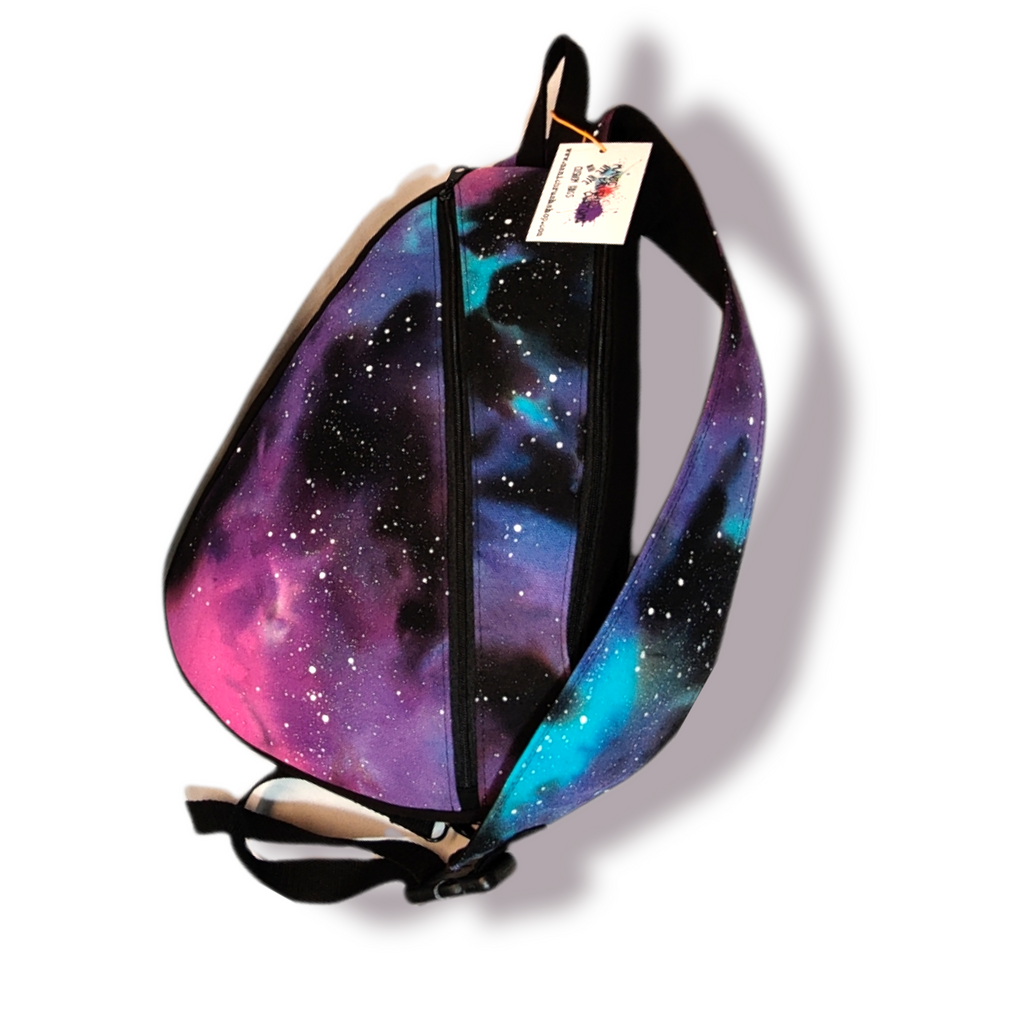 Classic Galaxy Canvas Park Sling Backpack