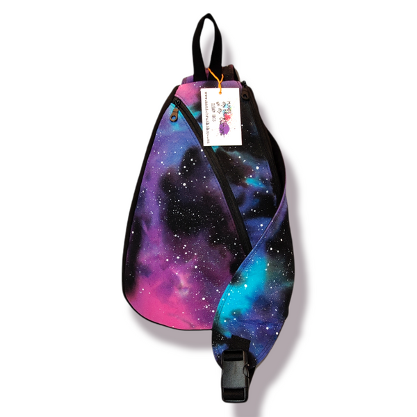 Classic Galaxy Canvas Park Sling Backpack