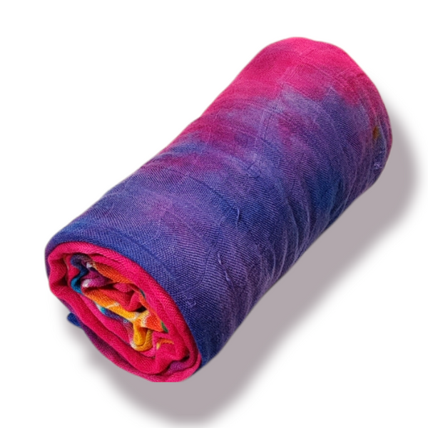 Rainbow Galaxy Bamboo Blanket ( Swaddle)