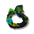 Hand Knit Rainbow Tie Dye Galaxy Bracelet