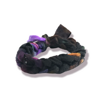 Hand Knit Rainbow Tie Dye Galaxy Bracelet