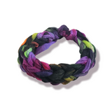 Hand Knit Rainbow Tie Dye Galaxy Bracelet