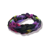 Hand Knit Rainbow Tie Dye Galaxy Bracelet