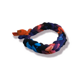 Hand Knit Rainbow Tie Dye Galaxy Bracelet