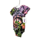 Nebula Spiral Galaxy Tie Dye Onesie 24 Months