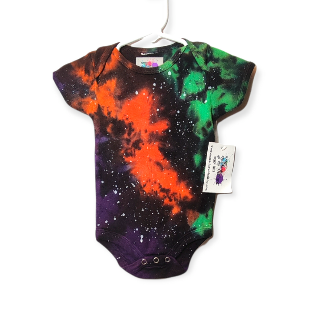 Fright Galaxy Tie Dye Onesie 3-6 Months