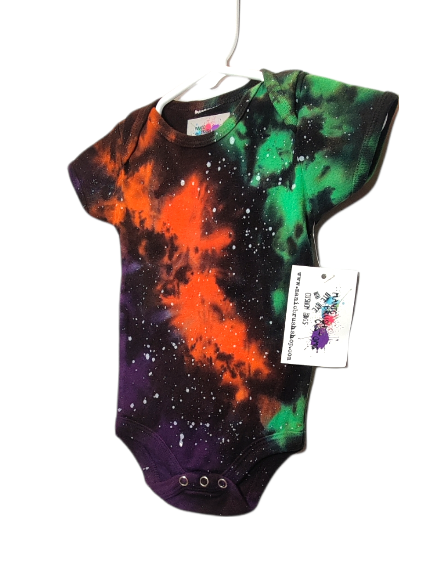 Fright Galaxy Tie Dye Onesie 3-6 Months