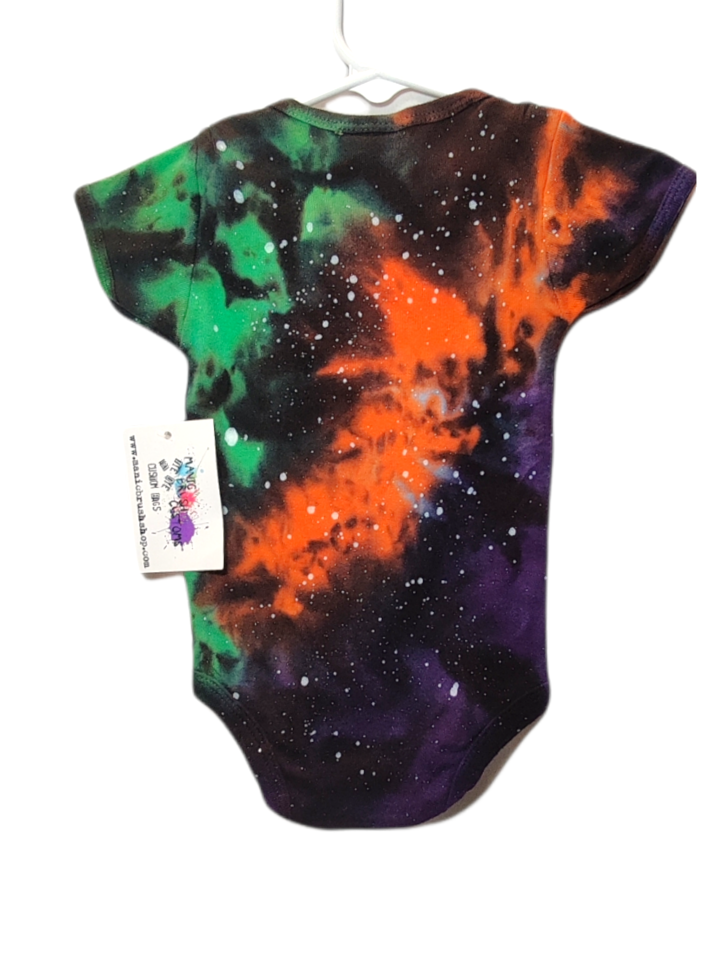 Fright Galaxy Tie Dye Onesie 3-6 Months