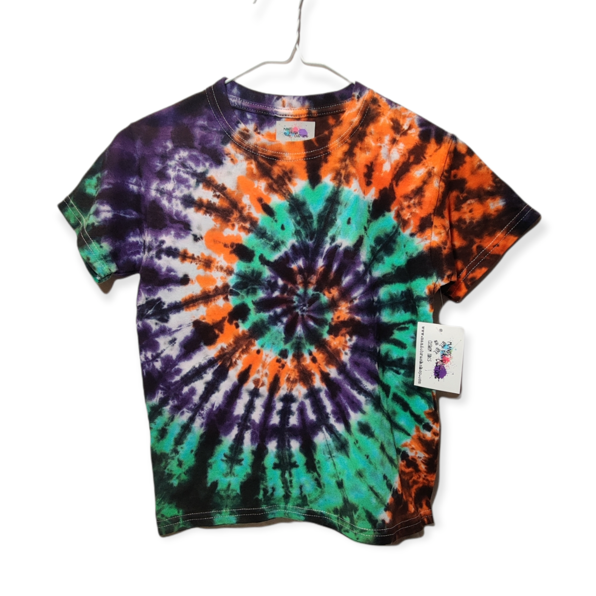 Kids Spiral Tie Dye T-shirt XS