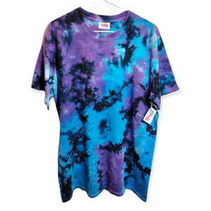 Bluuu Galaxy Tie Dye T-Shirt Large