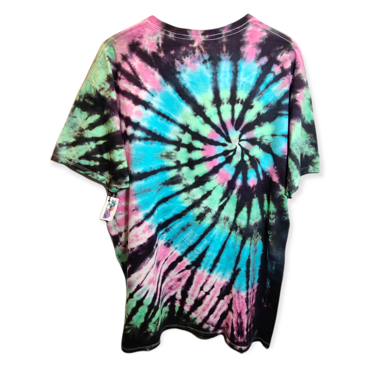 Cotton Candy Spiral Tie Dye T-Shirt XL