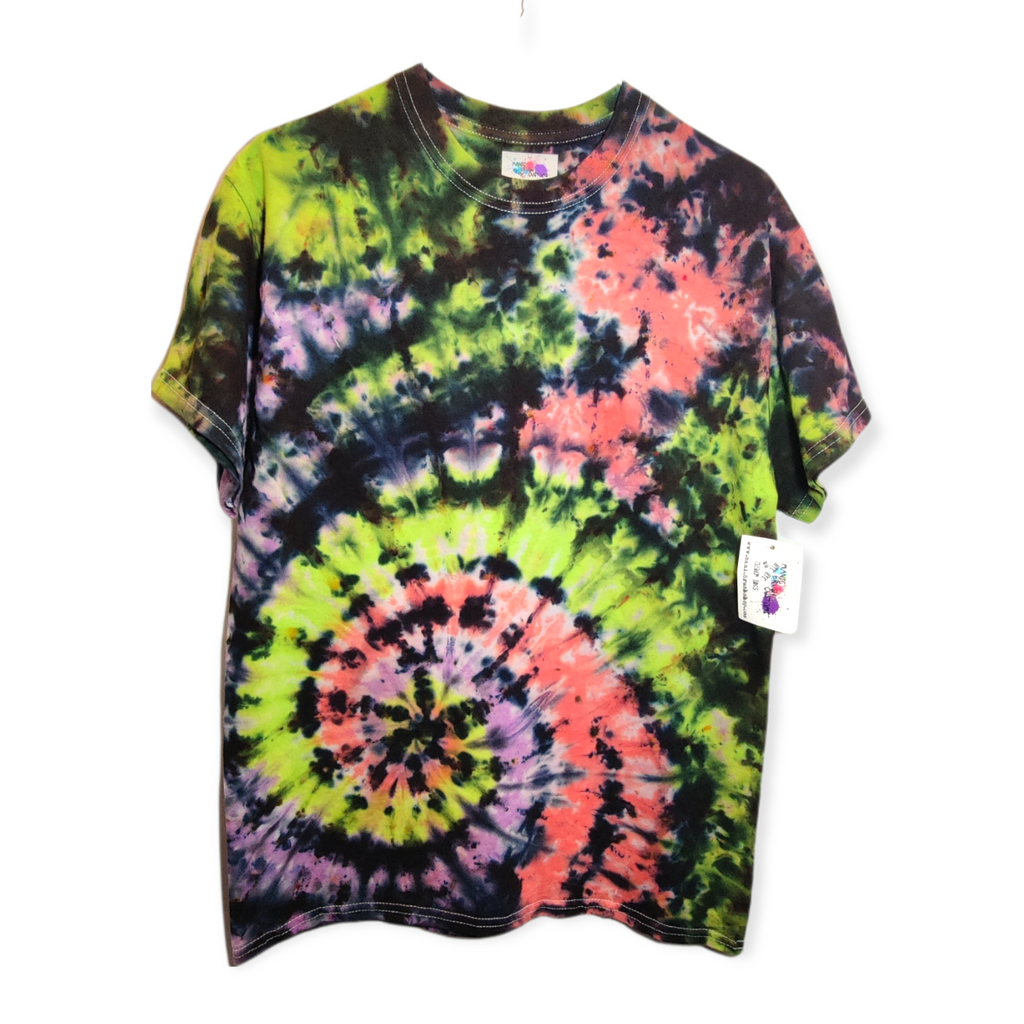 Interstellar Spiral Galaxy Tie Dye T-Shirt Medium