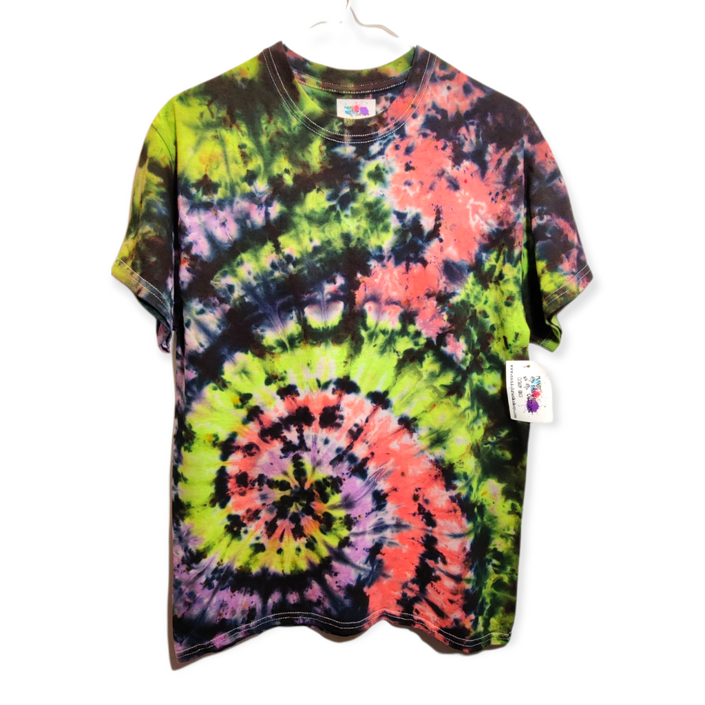 Interstellar Spiral Galaxy Tie Dye T-Shirt Medium