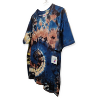Muted Spiral Galaxy Tie Dye T-Shirt X-Large