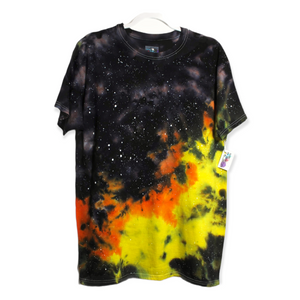 Sun Burst Galaxy Tie Dye T-shirt LARGE