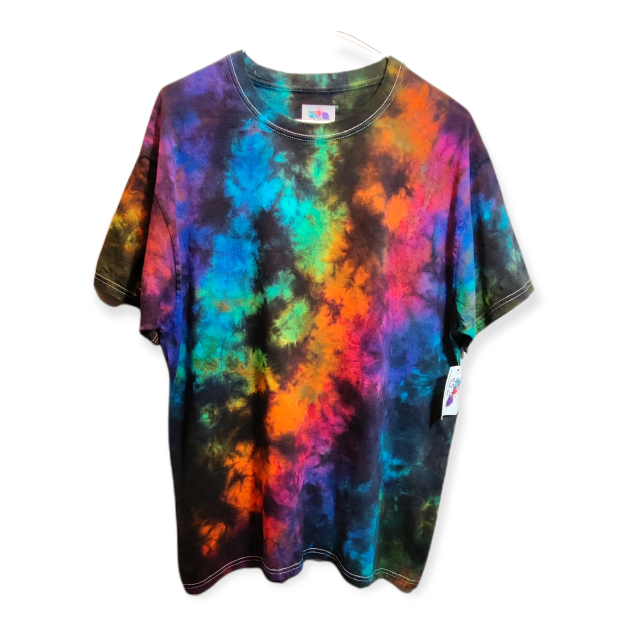 Rainbow Tie Dye T-Shirt Large