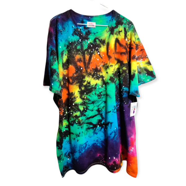 Rainbow Galaxy Tie Dye T-Shirt 3XL