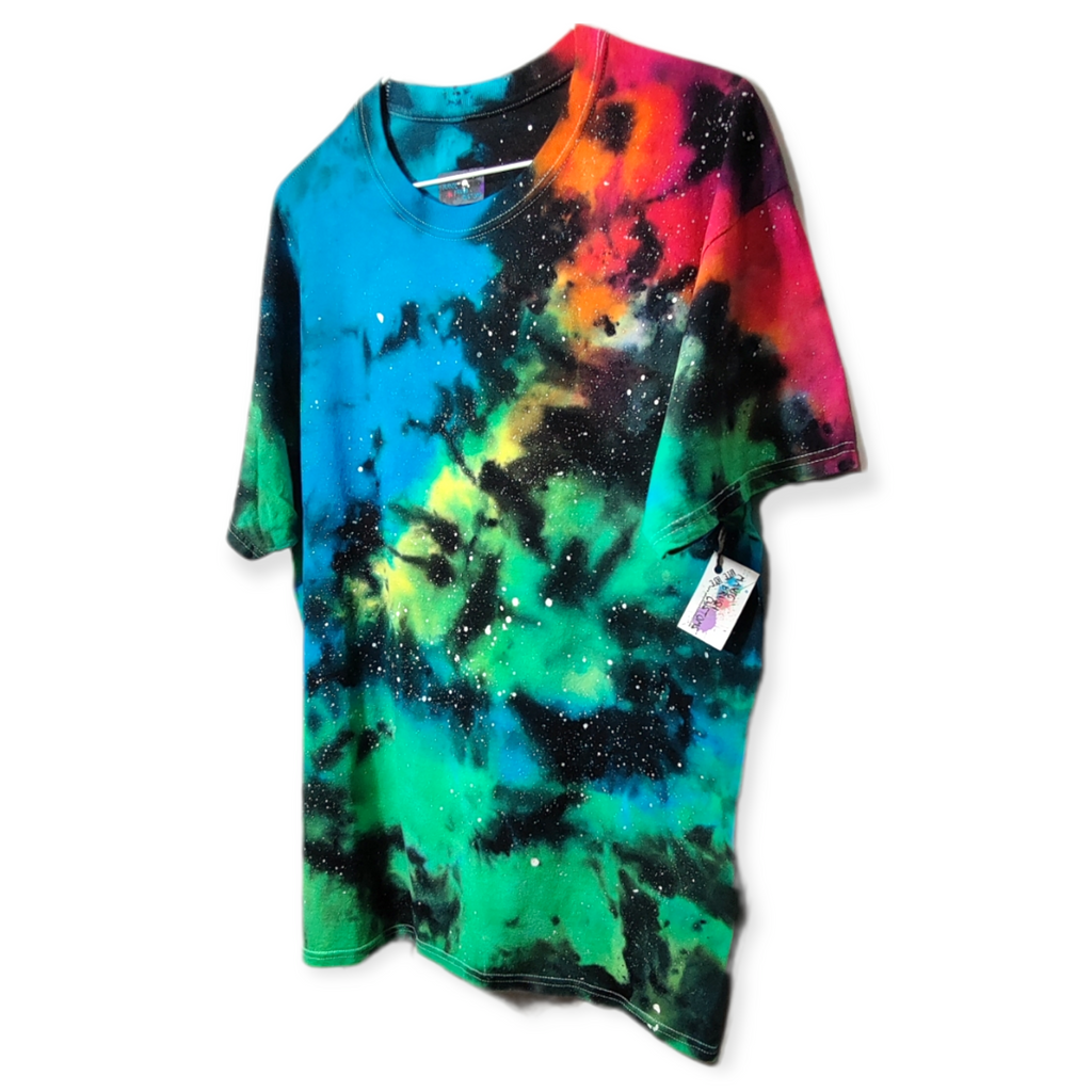 Rainbow Galaxy Tie Dye T-Shirt Medium