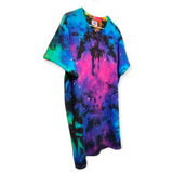 Double Sided Dual Rainbow Galaxy Tie Dye T-shirt XL
