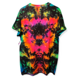 Double Sided Dual Rainbow Galaxy Tie Dye T-shirt XL