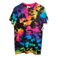 Reverse Rainbow Galaxy Tie Dye T-Shirt Small