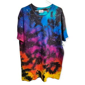 Deep Space Galaxy Tie Dye T-shirt X-Large