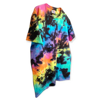 Pastel Rainbow Galaxy Tie Dye T-Shirt Large