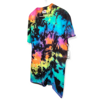 Pastel Rainbow Galaxy Tie Dye T-Shirt Large