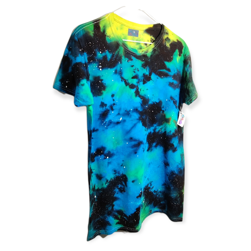 Blue Galaxy Tie Dye T-shirt MEDIUM