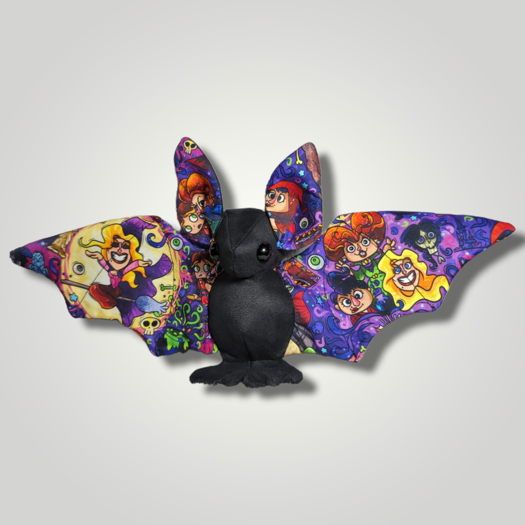 Medium Faux Suede Bat Plushie