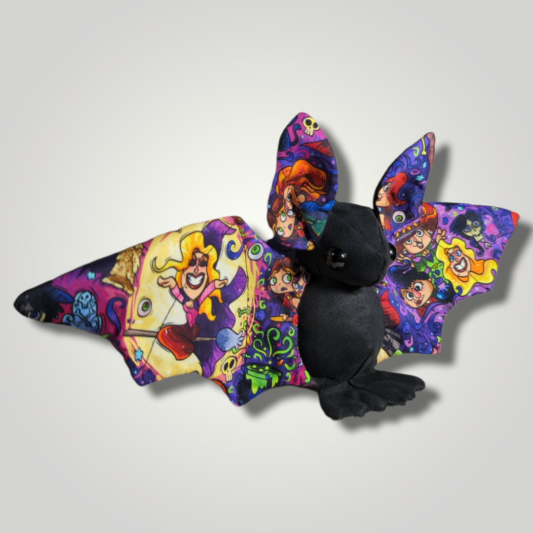 Medium Faux Suede Bat Plushie
