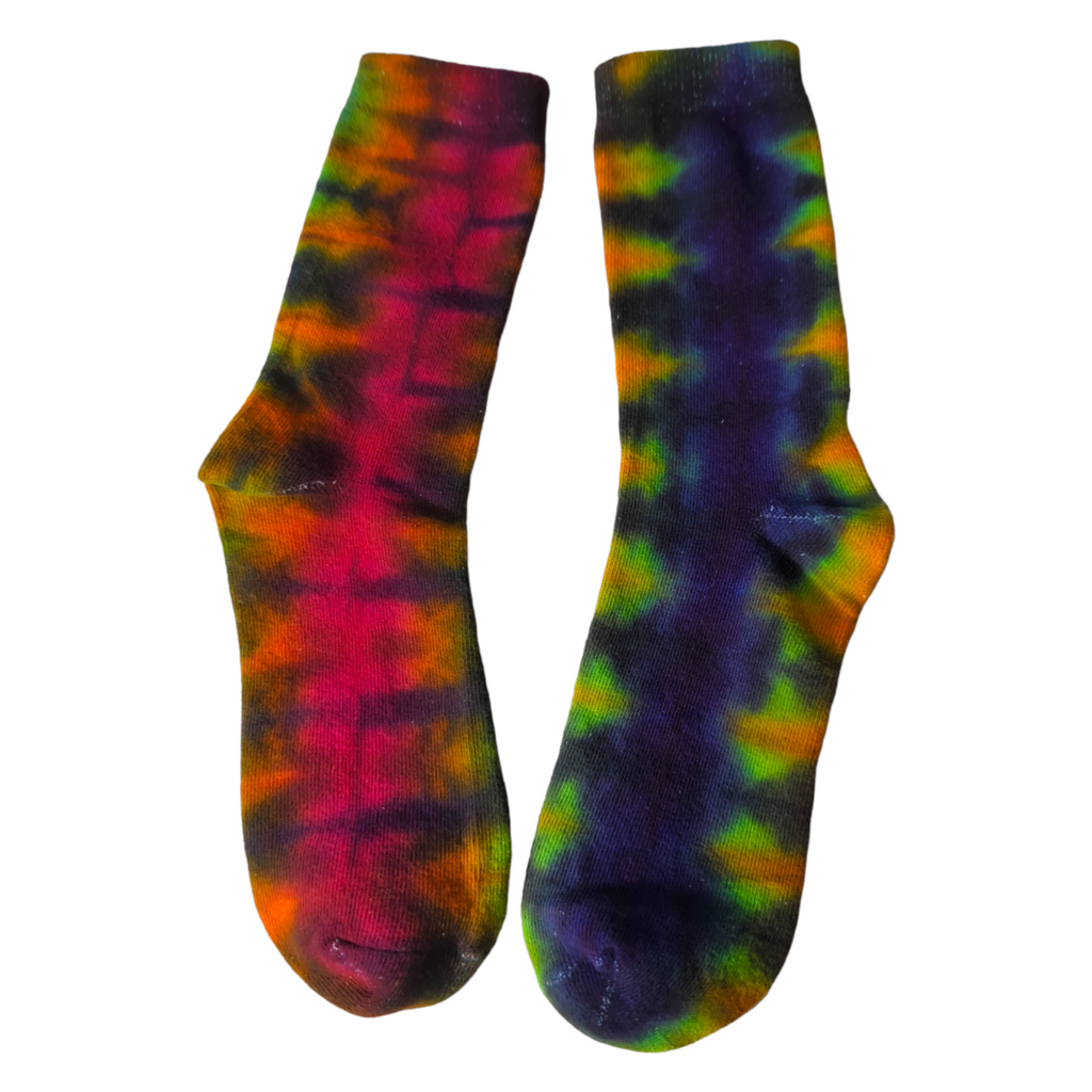 Tie Dye Crew Socks