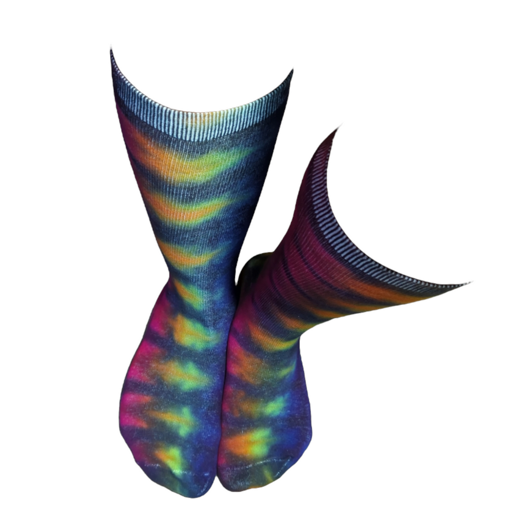 Tie Dye Crew Socks