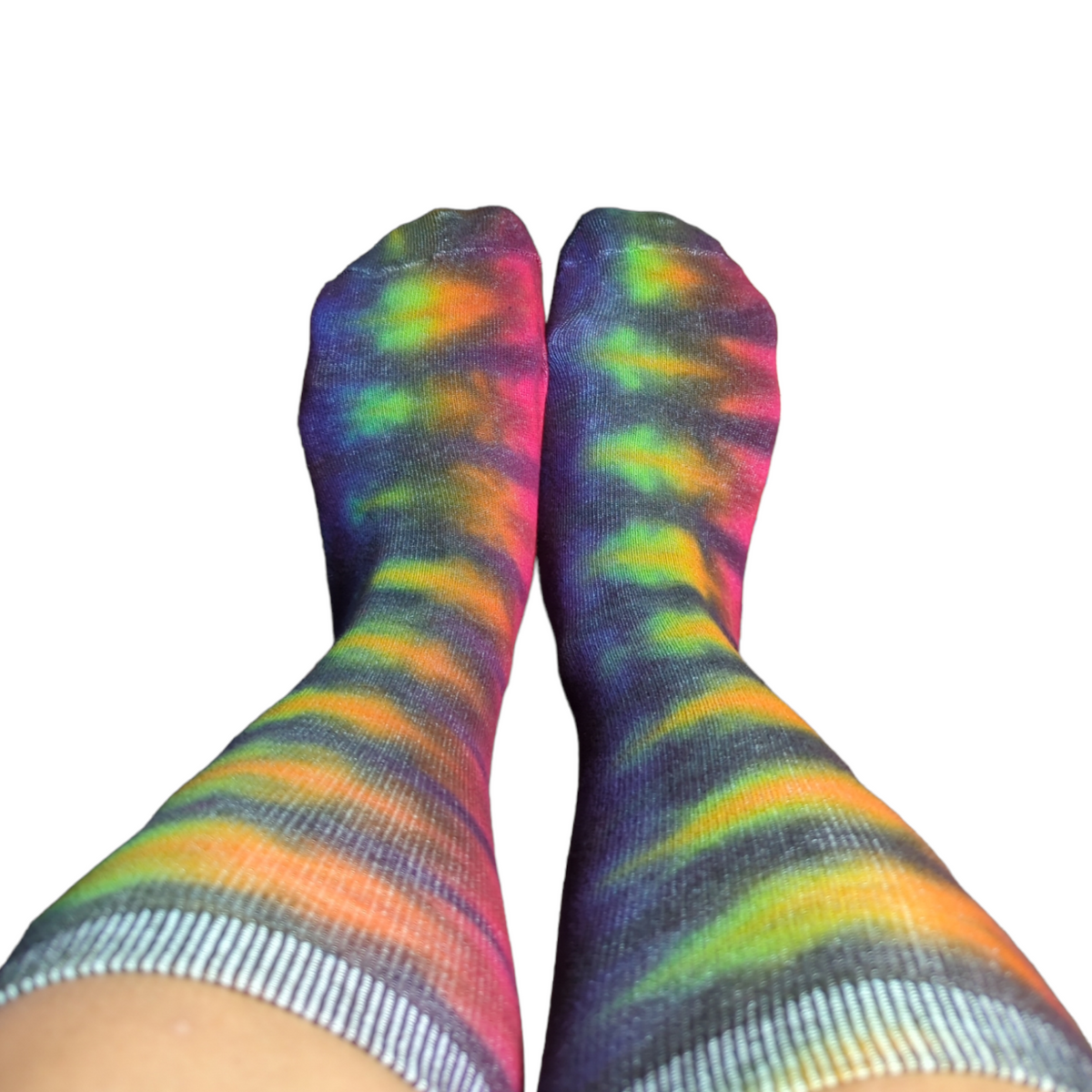 Tie Dye Crew Socks