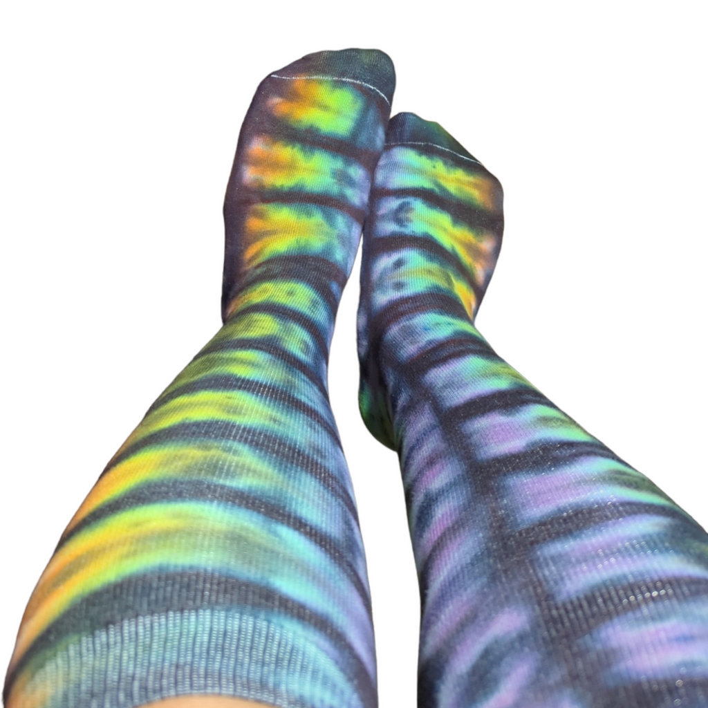 Tie Dye Knee High Socks