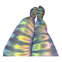 Tie Dye Extra Long Thigh High Socks