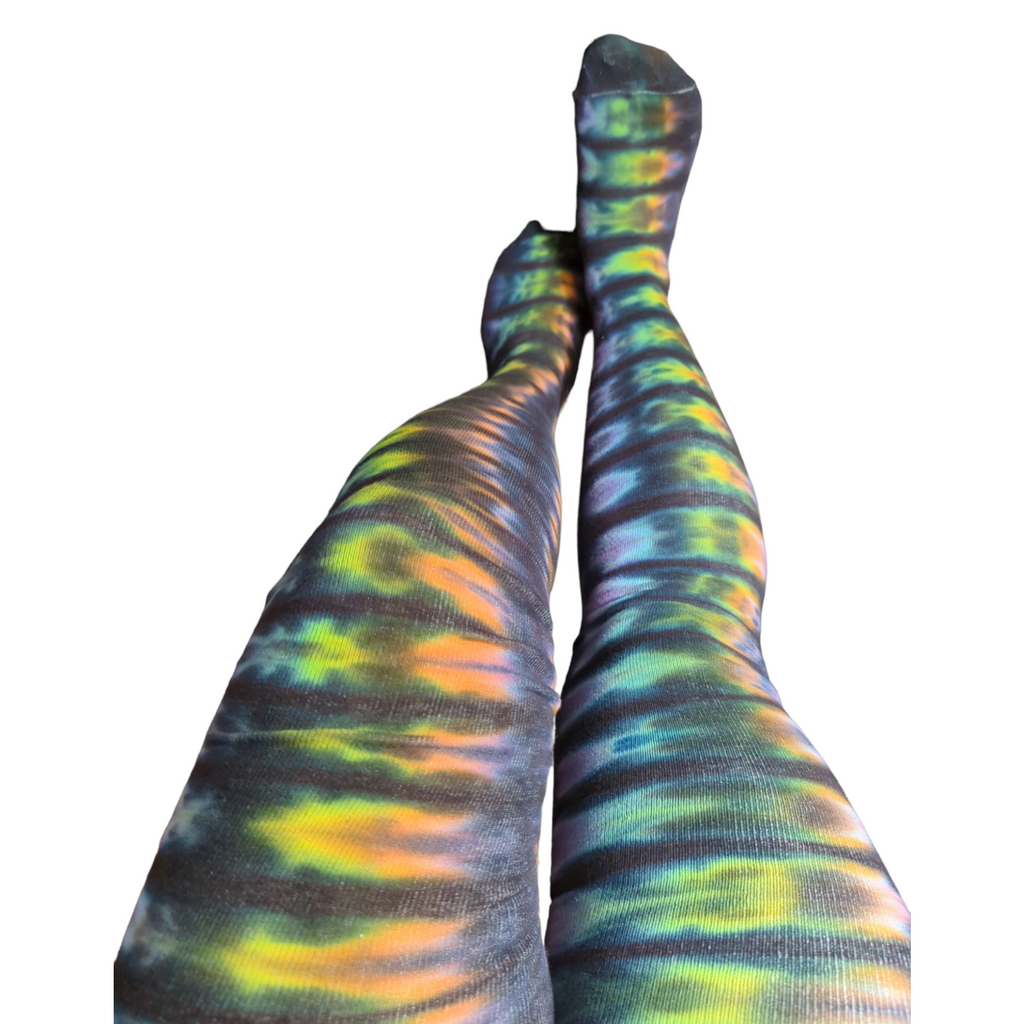 Tie Dye Extra Long Thigh High Socks
