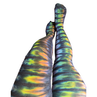 Tie Dye Extra Long Thigh High Socks