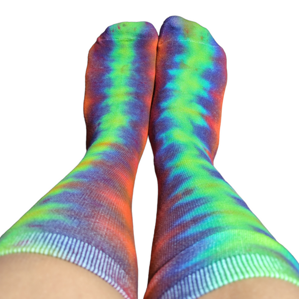 Tie Dye Crew Socks