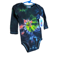 Nebula Spiral Galaxy Tie Dye Onesie 18 Months