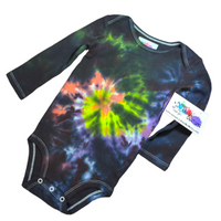 Nebula Spiral Galaxy Tie Dye Onesie 18 Months